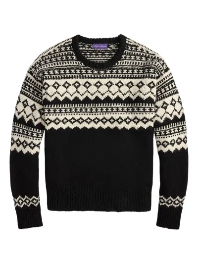 RALPH LAUREN FAIRISLE CASHMERE SWEATER