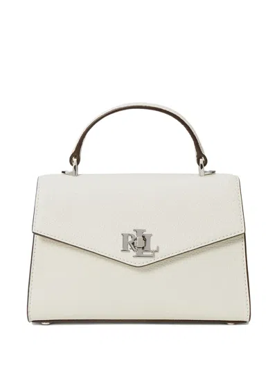 Ralph Lauren Farah Logo-plaque Tote Bag In White