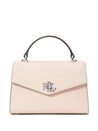 Ralph Lauren Farah Top Handle Logo Tote Bag In Pink