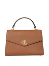 Ralph Lauren Farrah Sm-satchel-small In Brown