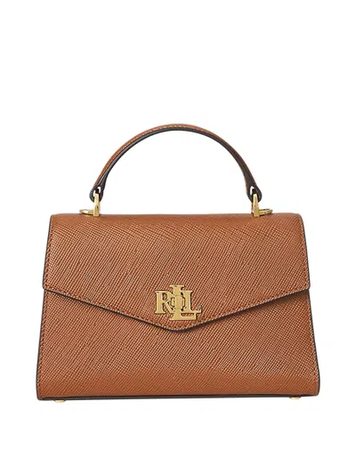 Ralph Lauren Farrah Sm-satchel-small In Brown