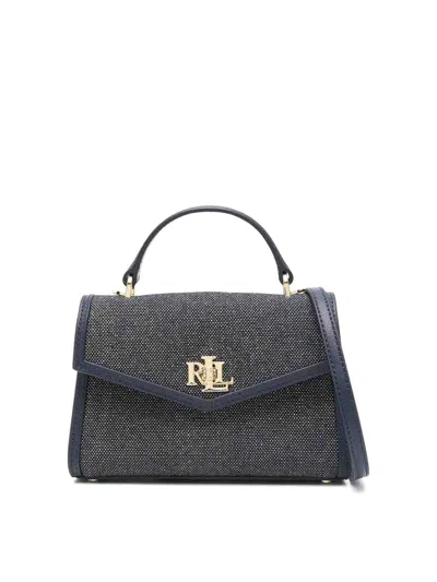 Ralph Lauren Farrah Small Satchel In Blue