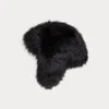 Ralph Lauren Faux-fur Earflap Hat In Black