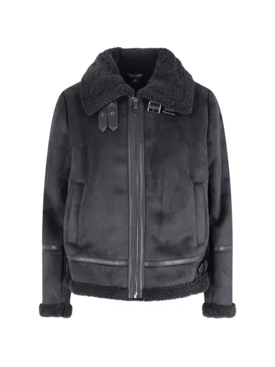 Ralph Lauren Zip Jacket In Black