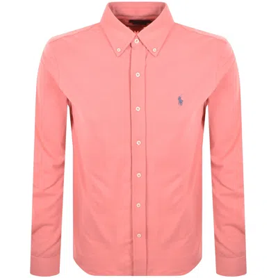 Ralph Lauren Featherweight Mesh Shirt Pink