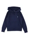 Polo Ralph Lauren Polo Pony Zip-up Cotton Hoodie In Blue