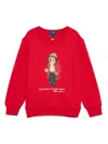 Polo Ralph Lauren Polo Bear Fleece Sweatshirt In Red