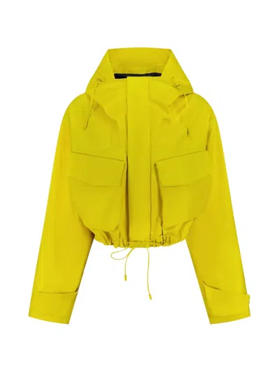 Ralph Lauren Ferra Hooded Jacket In Yellow