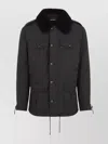 Ralph Lauren X Purple Label Military-inspired Coat With Adjustable Drawstrings