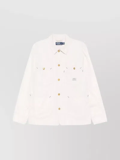 Ralph Lauren Field Jacket Without Lining In White