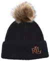 Ralph Lauren Fisherman Rib Hat In Blue