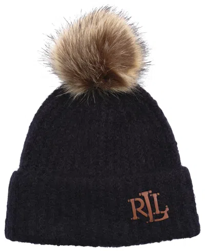 Ralph Lauren Fisherman Rib Hat In Blue