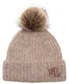 Ralph Lauren Fisherman Rib Hat In Brown