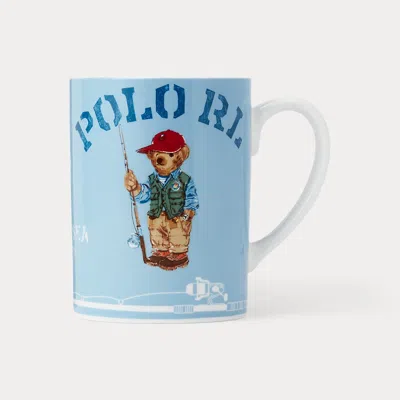 Ralph Lauren Fishing Polo Bear Mug In Blue
