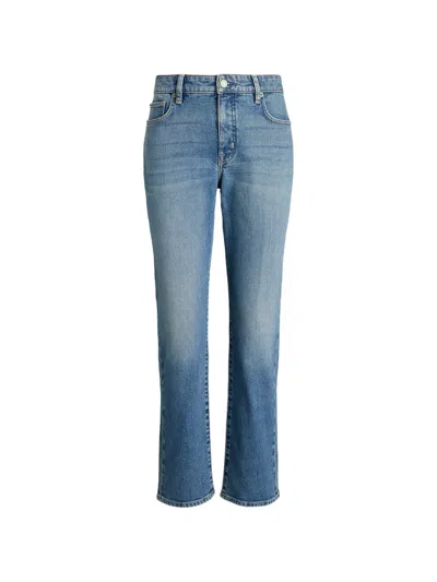 Ralph Lauren Five-pocket Straight Jeans In Blue