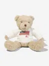 Ralph Lauren Flag Jumper Polo Bear Soft Toy In Neutral