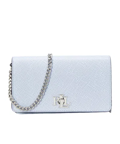 Ralph Lauren Flap Shoulder Bag In Blue