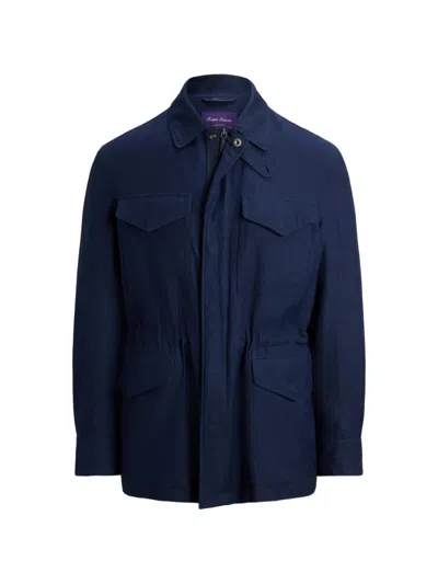 Ralph Lauren Flap-pocket Jacket In Blue
