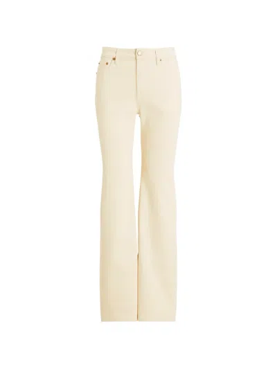 Ralph Lauren Flared Jeans In Neutral