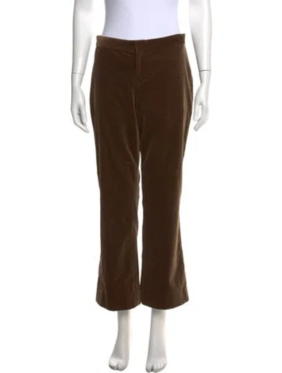 Pre-owned Ralph Lauren Flared Pants In Brown