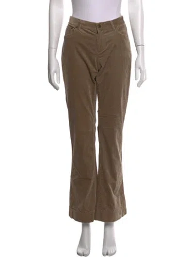 Pre-owned Ralph Lauren Flared Pants In Brown