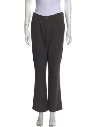 Pre-owned Ralph Lauren Flared Pants In Grey