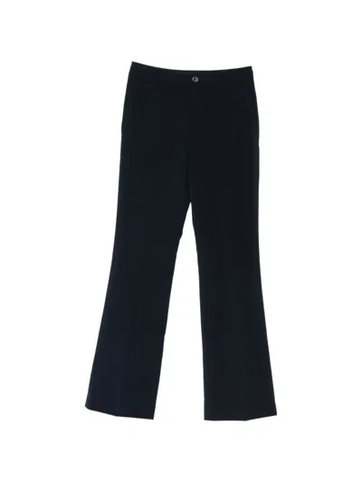 Ralph Lauren Flared Trousers In Blue