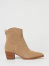 Ralph Lauren Flat Ankle Boots Lauren  Woman Color Camel In Brown