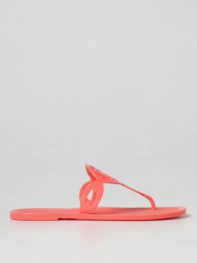Ralph Lauren Flache Sandalen Lauren  Damen Farbe Orange