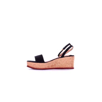 Polo Ralph Lauren Ralph Lauren Flat Shoes Black In Nero Neri E Grigi