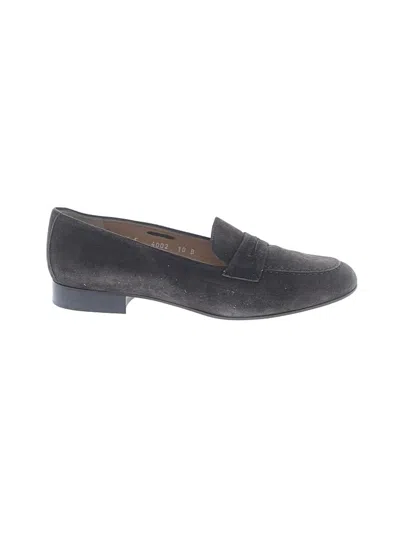 Pre-owned Ralph Lauren Flats In Gray