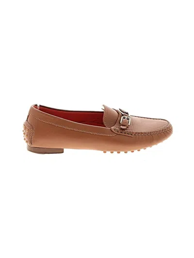 Pre-owned Ralph Lauren Flats In Tan