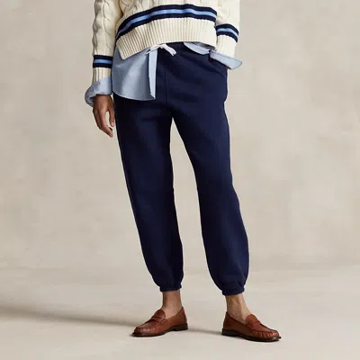Polo Ralph Lauren Fleece Athletic Pant In Cruise Navy