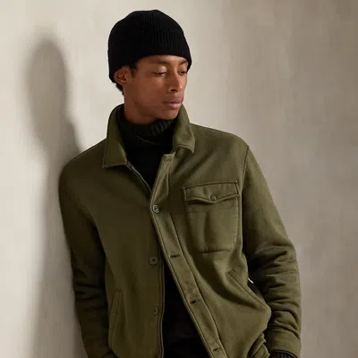 Ralph Lauren Fleece Deck Jacket In Green
