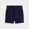 Ralph Lauren Fleece Drawstring Short In Blue
