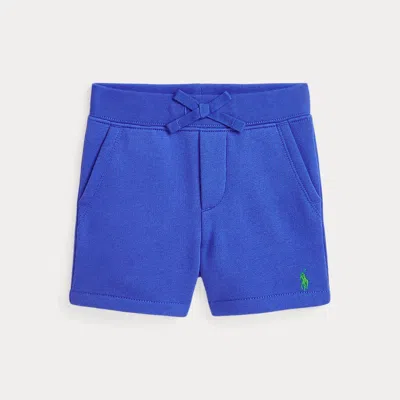 Polo Ralph Lauren Fleece Drawstring Short In Travel Blue