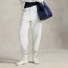 Ralph Lauren Fleece Drawstring Sweatpant In White