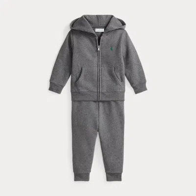 RALPH LAUREN RALPH LAUREN FLEECE FULL-ZIP HOODIE & PANT SET