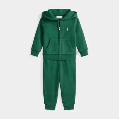 RALPH LAUREN RALPH LAUREN FLEECE FULL-ZIP HOODIE & PANT SET