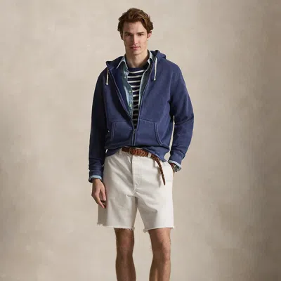 Ralph Lauren Fleece Full-zip Hoodie In Blue