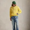 Ralph Lauren Fleece Hoodie In Yellow