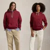 Polo Ralph Lauren Fleece Hoodie In Red Carpet