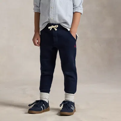 Ralph Lauren Kids' Fleece Jogger Pant In Cruise Navy In Blue