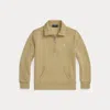 Polo Ralph Lauren Kids' Fleece Quarter-zip Pullover In Neutral
