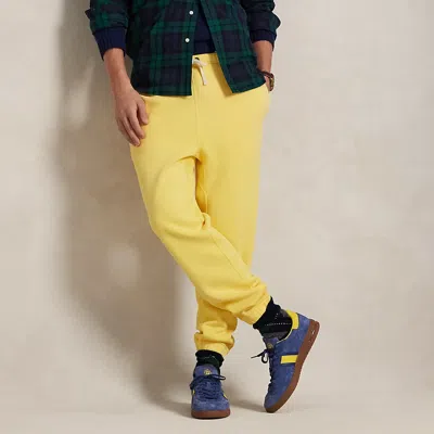 Ralph Lauren Fleece Sweatpant In Yellow