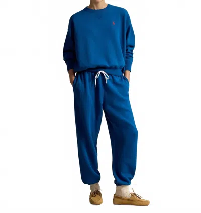 Ralph Lauren Fleece Sweatshirt In Blue