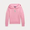 Ralph Lauren Kids' Floral Big Pony Terry Hoodie In Pink