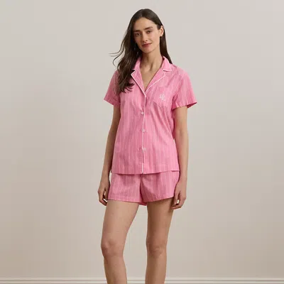 Ralph Lauren Floral Cotton-blend Lawn Boxer Sleep Set