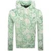 Ralph Lauren Floral Hoodie Green In Green