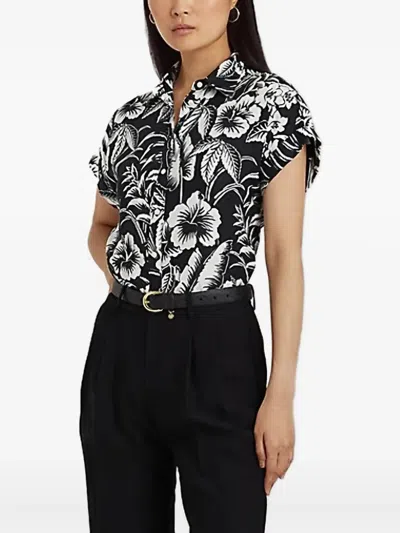 Ralph Lauren Floral-print Linen Shirt